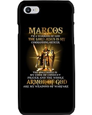Marcos - Warrior of God M004 Phone Case thumbnail
