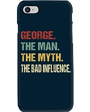 George The man The myth The bad influence Phone Case thumbnail