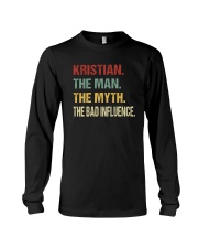 Kristian The man The myth The bad influence Long Sleeve Tee thumbnail