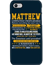Matthew - Completely Unexplainable Phone Case thumbnail