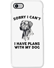 I have plans with dog Phone Case thumbnail