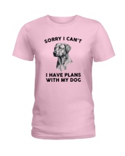 I have plans with dog Ladies T-Shirt thumbnail