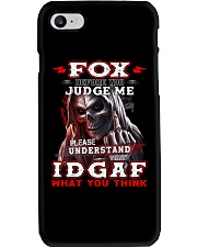 Fox - IDGAF WHAT YOU THINK M003 Phone Case thumbnail