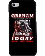 Graham - IDGAF WHAT YOU THINK M003 Phone Case thumbnail