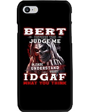 Bert- IDGAF WHAT YOU THINK M003 Phone Case thumbnail