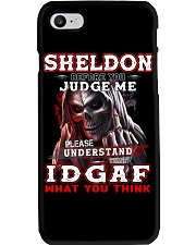 Sheldon - IDGAF WHAT YOU THINK M003 Phone Case thumbnail