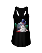 Cat Halloween Ladies Flowy Tank thumbnail