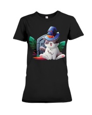 Cat Halloween Premium Fit Ladies Tee thumbnail