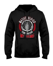 Native Blood Runs Through My Veins Hooded Sweatshirt thumbnail