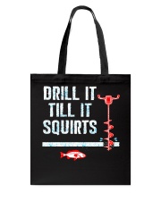 Ice Fishing Tote Bag tile