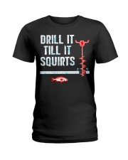 Ice Fishing Ladies T-Shirt tile