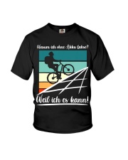 Warum ich ohne akku fahre Youth T-Shirt thumbnail