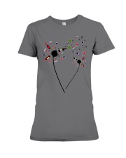 Wine Dandelion Drinking Premium Fit Ladies Tee thumbnail