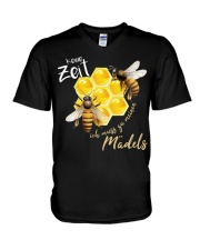 Keine zeit ich muss zu meinen mädels V-Neck T-Shirt thumbnail