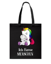 Ich hasse Menschen Tote Bag thumbnail