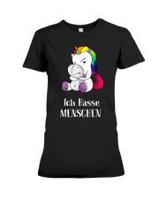 Ich hasse Menschen Premium Fit Ladies Tee thumbnail