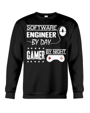 Gamer by night Crewneck Sweatshirt thumbnail