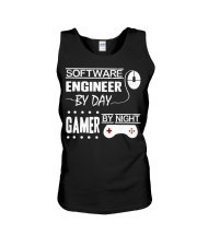 Gamer by night Unisex Tank thumbnail