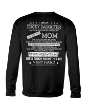 I Am A Lucky Daughter Crewneck Sweatshirt thumbnail