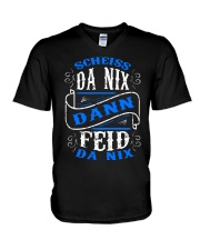 Scheiss Da Nix Dann Feid Da Nix V-Neck T-Shirt thumbnail