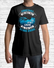 Stay Sane Is To Go Scuba Diving Classic T-Shirt lifestyle-mens-crewneck-front-1