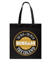 MCMILLAN THE MAN THE MYTH THING SHIRTS Tote Bag thumbnail