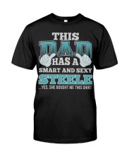 DAD HAS SEXY STEELE THING SHIRTS Premium Fit Mens Tee thumbnail