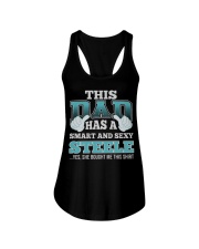 DAD HAS SEXY STEELE THING SHIRTS Ladies Flowy Tank thumbnail