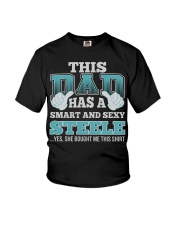 DAD HAS SEXY STEELE THING SHIRTS Youth T-Shirt thumbnail