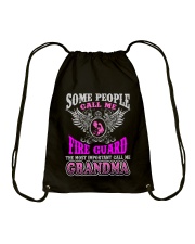 CALL ME FIRE GUARD GRANDMA JOB SHIRTS Drawstring Bag thumbnail