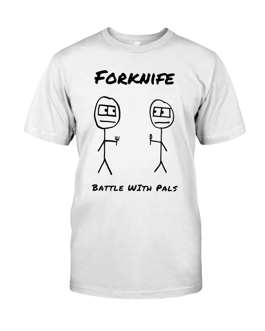 Forknife - Battle with Pals Premium Fit Mens Tee