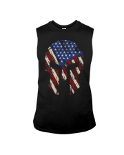 Patriotic Spartan helmet Sleeveless Tee tile