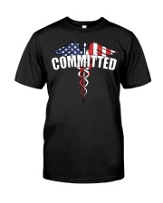 COMMITTED Classic T-Shirt front