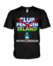 NOT MY CLUB PENGUIN -CLUB PENGUIN ISLAND V-Neck T-Shirt thumbnail