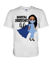 DENTAL ASSISTANT V-Neck T-Shirt tile