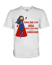 CAREGIVER V-Neck T-Shirt tile