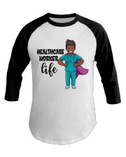 HEALTHCARE WORKER Baseball Tee tile