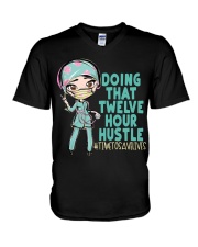 DESIGN 5 V-Neck T-Shirt tile