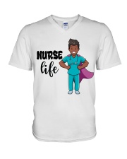 NURSE V-Neck T-Shirt tile