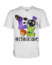CHILDCARE V-Neck T-Shirt tile