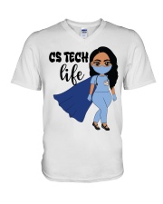 CS TECH V-Neck T-Shirt tile