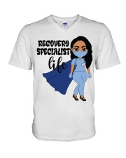 RECOVERY SPECIALIST V-Neck T-Shirt tile