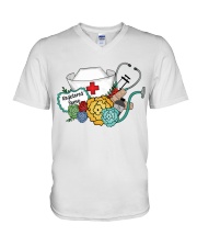 REGISTERED NURSE V-Neck T-Shirt tile