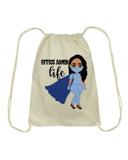 OFFICE ADMIN Drawstring Bag tile