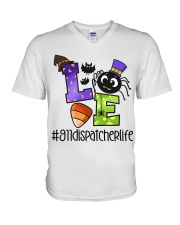 911 DISPATCHER V-Neck T-Shirt tile