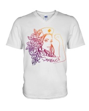 NURSE V-Neck T-Shirt tile