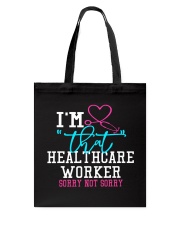 HEALTHCARE WORKER Tote Bag tile