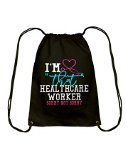 HEALTHCARE WORKER Drawstring Bag tile
