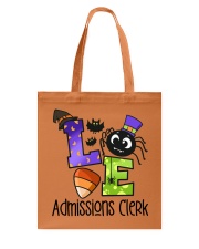 ADMISSIONS CLERK Tote Bag tile