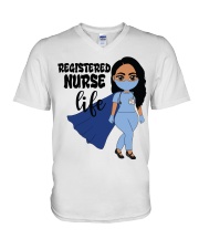 REGISTERED NURSE V-Neck T-Shirt tile